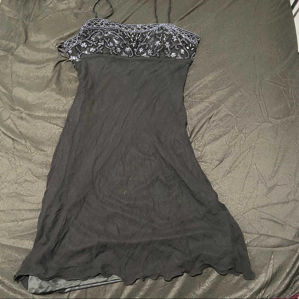 90s beaded formal dress